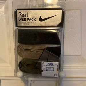 3 pack of Nike belts